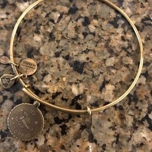 Alex and Ani gold tone bracelet
